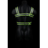 Ouch! Glow Harnais phosphorescent Glow Body Noir